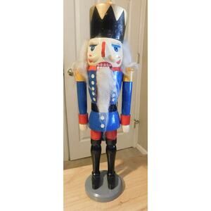Nutcracker Classic King Eczgelbirge Vintage 13"  Blue
